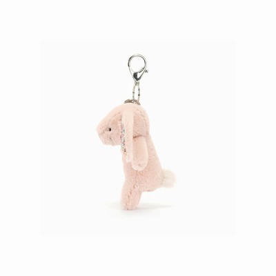 Jellycat Blossom Blush Bunny Bag Charm Australia | 843590LSQ